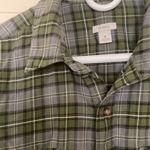 Fossil Long sleeve button down shirt M